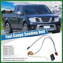 Motoforti Fuel Gauge Sending Unit for Nissan Frontier 2005-2021 for Nissan Pathfinder 2005-2012 for Nissan Xterra 05-15 Fuel Tank Sender Unit 25060-ZZ00A 25060-ZS00A 25060-ZS00B Long-lasting