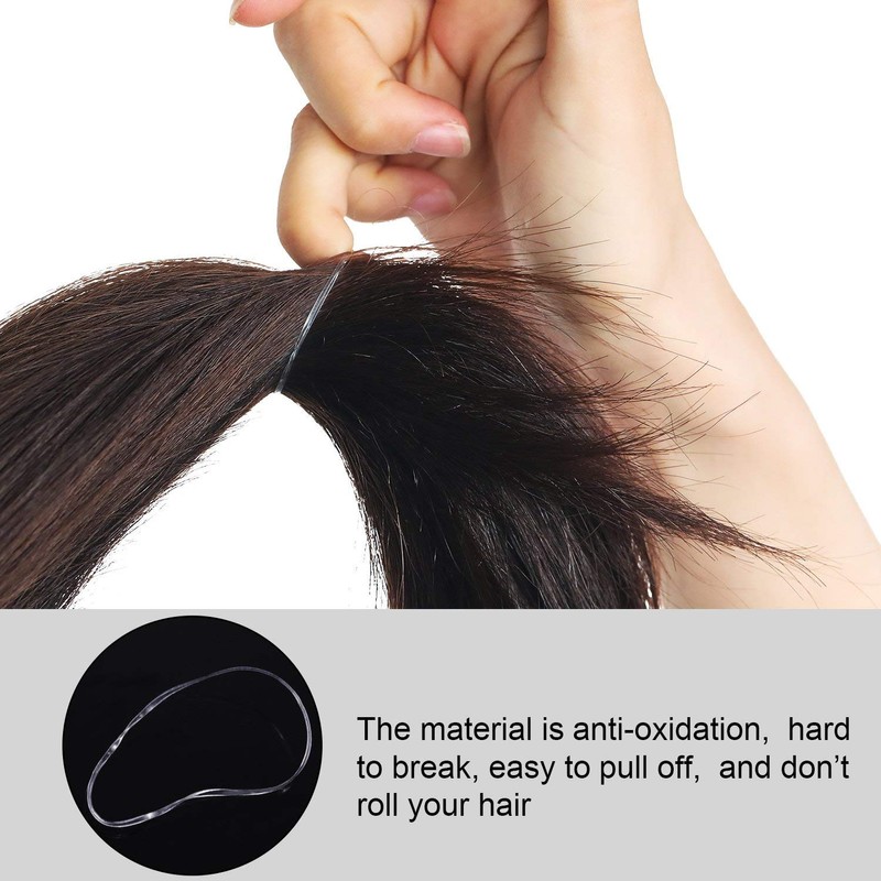 Hicarer 1000 pcs Mini Rubber Hair Bands 1/2" Soft Elastic