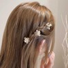 25 Pcs Flower Claw Clips Mini Hair Clips Small Hairs