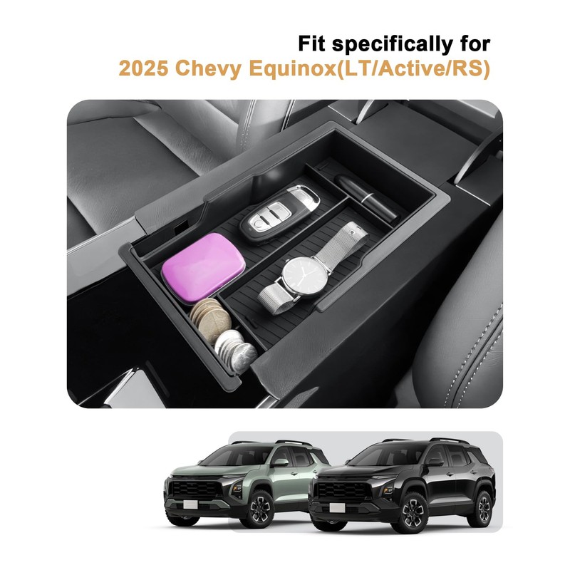 2026 Equinox Center Console Organizer - For 2025-2026 Chevy Equinox