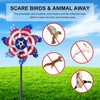 BATTIFE Reflective Pinwheels for Yard and Garden, Pre-Installed Sparkly Blind