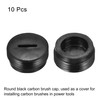 sourcing map Carbon Brush Holder Cap Motor Electric Brush Plastic