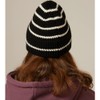 CLAPE Unisex Leather Patch Beanie Knitted Hat Soft Warm Beanie