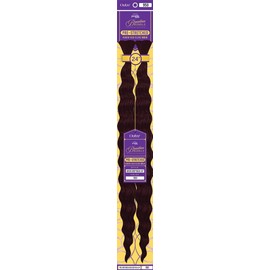 Outre Purple Pack Brazilian Bundle - Prestretched Loose Deep Bulk 24" (Jet Black)