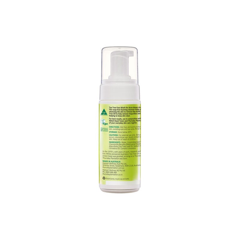 Thursday Plantation Tea Tree Face Wash for Acne 150mL