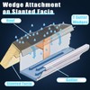 Blulu 50pcs 5 Inches Aluminum Gutter Wedges for 5 Inch