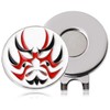Don Flyee Golf Marker Magnet Kabuki Kumadori Alloy Hat Clip