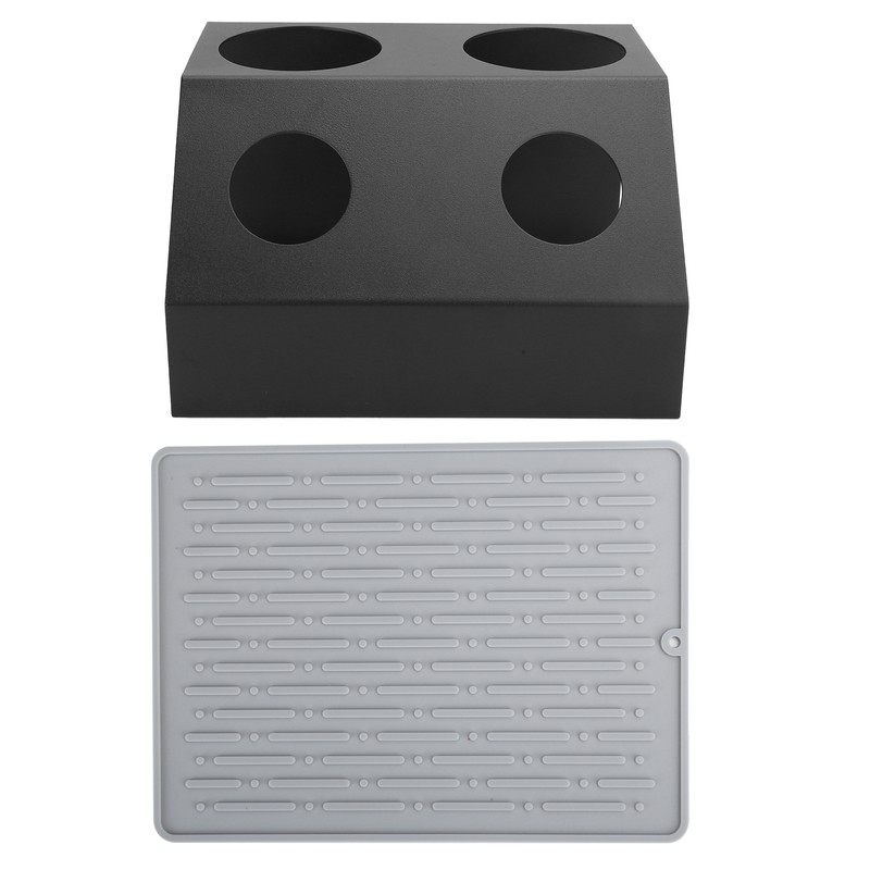 Soda Bottle Rack 2 Holes Water Bottles Drainer Stand with