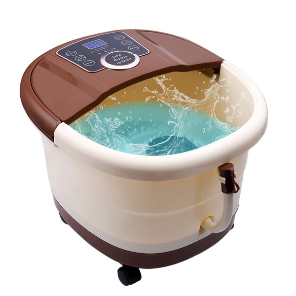 All in One Foot Spa Massage With Motorized Rolling Massage & 4 Pro-set Program - Heating, Rolling Massage, Temperature Setting