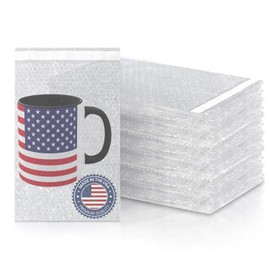 PRIMPKG Bolsa de burbujas de embalaje de 4 x 8.5 pulgadas, bolsas de burbujas autosellantes, bolsas amortiguadoras, bolsas de espuma gruesa a prueba de golpes para mover, transporte y almacenamiento.