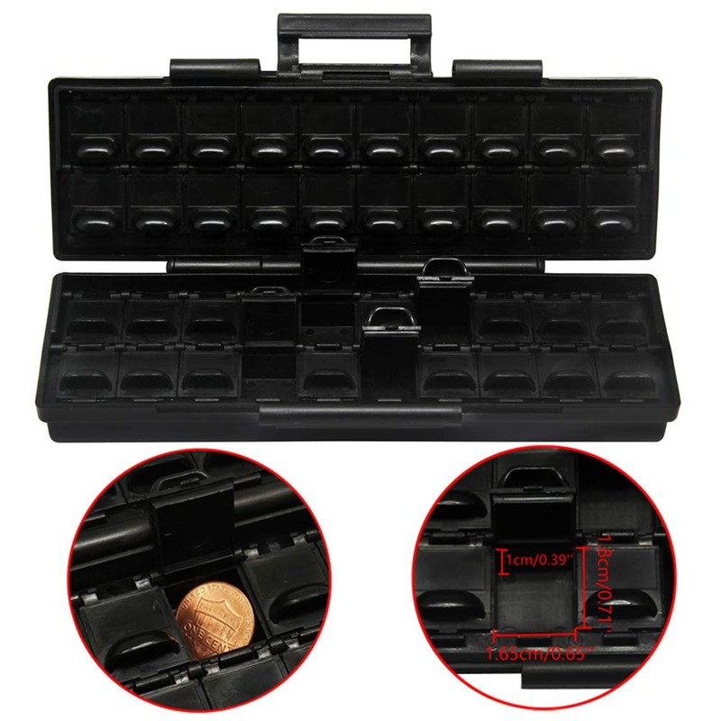 AideTek BOXALL40AS ESD safe SMD parts box w/40 bins anti-statics