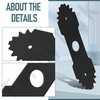 HandyTek 2 Pack 638006008 Heavy Duty 9 inch Edger Blade/w