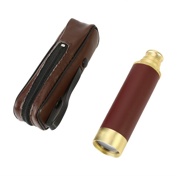 Monocular Telescope, Handheld Folding Telescope Made of Aluminium Alloy, 25