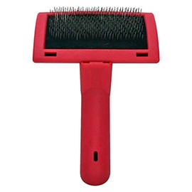 Carda Mediana Rojo Cerdas Flexible Mascota Granel Fancy Pets