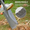 HANTOP Flat Spade Garden Shovel Edging Shovels with Wooden Handle