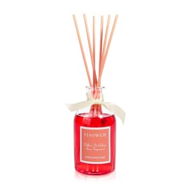 YISOWUH Reed Diffuser -Sandalwood Rose - 250ml Essential Oil Reed Diffuser Set with 8 Sticks, Long Lasting Fragrance for Home, Bathroom, Bedroom, Room, Decor