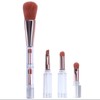 Vtrem 4PCS Portable Makeup Brush Set 4 in 1 Flat