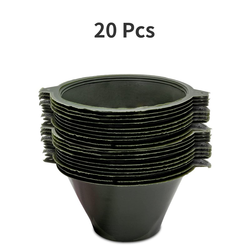 Rierdge 20 Pcs Paint Strainer, 10CM-Diameter Reusable Industrial Mesh Paint