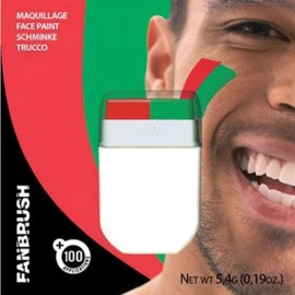 Green and red make-up