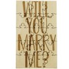 Will You Marry Me Proposal 15 Piece Jigsaw Puzzle Laser