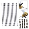 Outanaya 12pcs Scroll Saws Spiral Blades Durable Jigsaw Accessories for