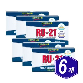 Ryu21 Vitamin C 6 tablets x 6 middle-aged senior men women vitamin C VITAMINC / 알유21 비타민C 6정 x 6개 중장년 시니어 남자 여자 비타민씨 VITAMINC