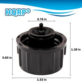 HQRP 2-Pack Bottle Valve Cap Compatible with Bemis Essick Air AirCare 4D6-800, 4D7-300, 4D7-800, 4DTS 300, 4DTS 400, 4DTS 900 Console Humidifiers, Part 1980 1B5060000 Replacement