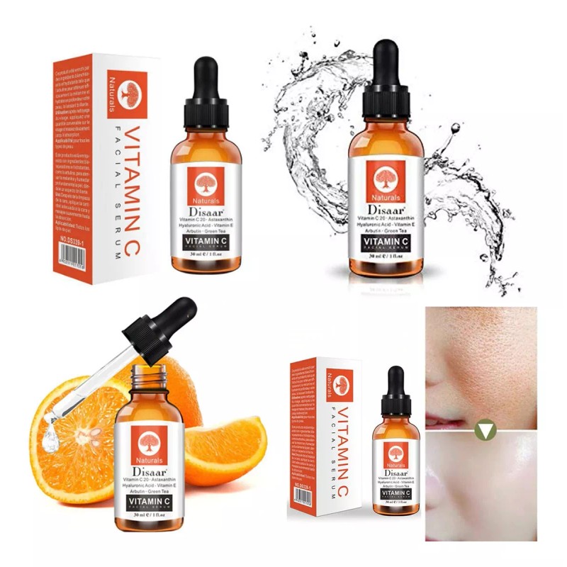 Dissar Vitamina C Serum Facial Con Acido Hialuronico Anti-edad