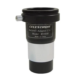Celestron Barlow Lens T-Adaptor 1.25-Inch (31.75 mm) with Barlow and Ocular Lens Attachment