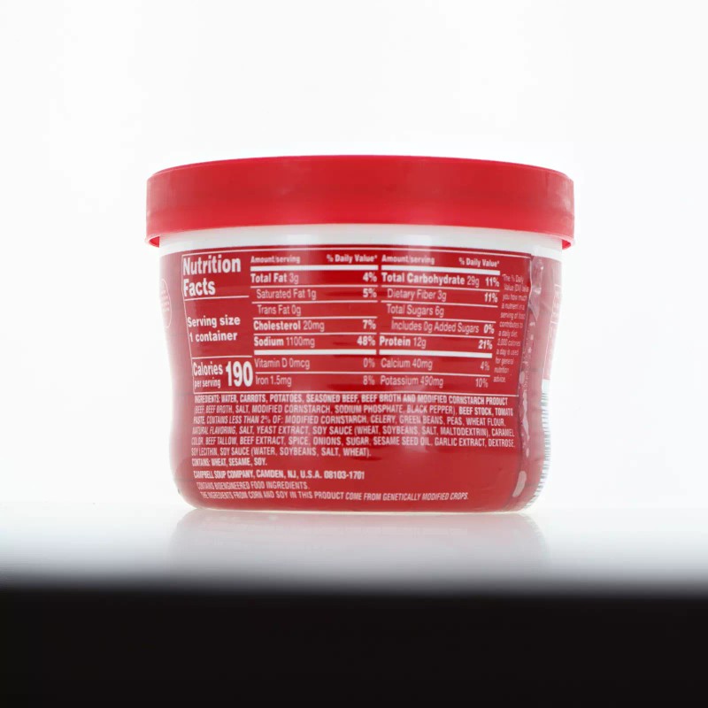 Campbell's Chunky Soup, Beef Soup with Country Vegetables, 15.25 oz