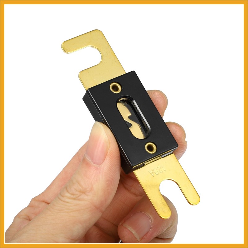 Partuto 2pcs Fuse Replacement 120A ANL Fuses Car Audio Fuse