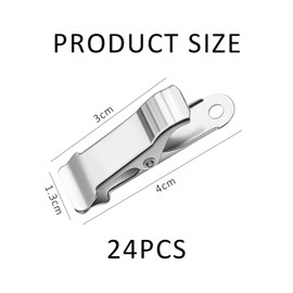 24 Metal Clips Photo Clips Mini Curtain Clips Clothes Clips Multifunctional Metal Clips
