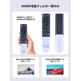 AVTVA GB320SA GB306SA Replacement Remote Control for Sharp SHARP-AQUOS with Voice Recognition Function for LCD TVs 4K/8K TV 4T-C40BJ1 4T-C45BL1 4T-C45BN1 4T-C50BL1 4T-C50BN1 4T-C55BL1 4T-C60BN1 4T-C60BN1 4T-C60BN1 4T-C60BN1 4T-C60BN1 4T-C60BN1 4T-C60BN1 