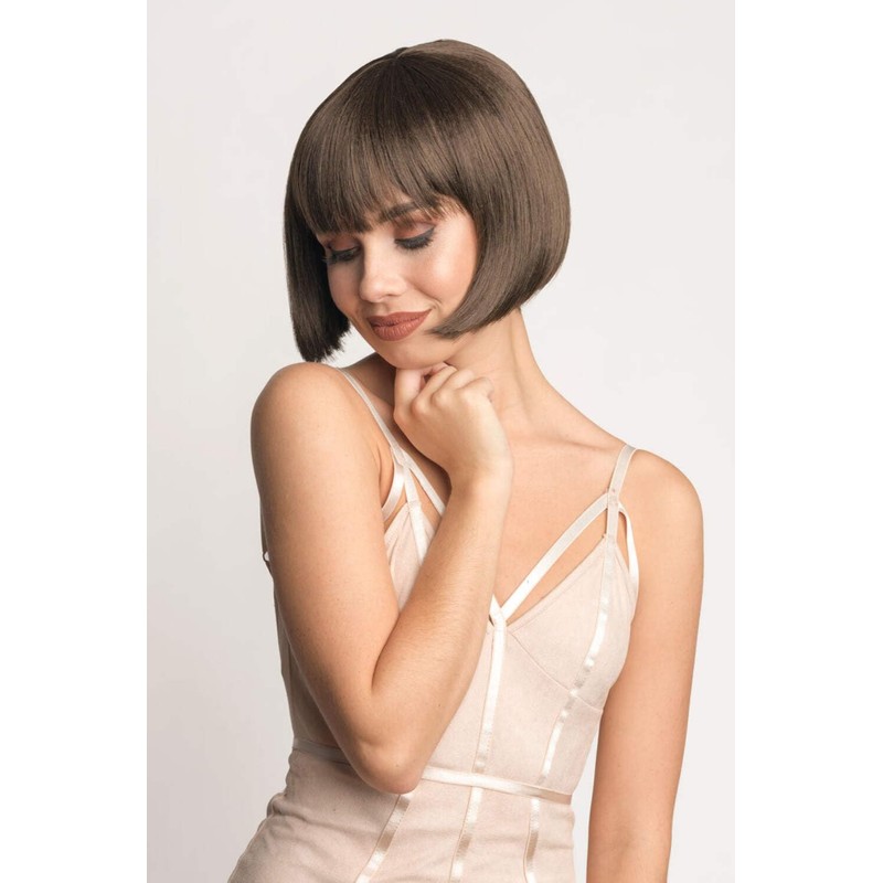 Brown bob wig, chic and stylish: Honour mocha #10