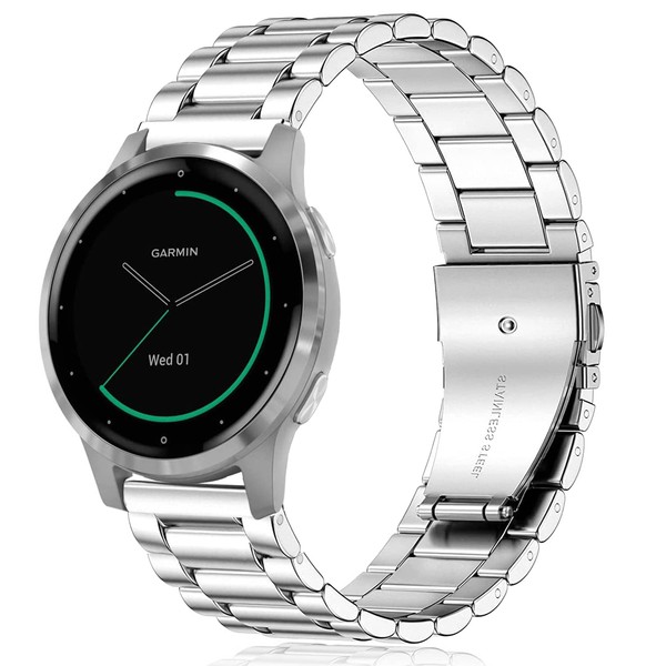Issinlky Metal Bracelet for Garmin Vivoactive 4S/Venu 2S/Venu 3S/Vivomove 3S,