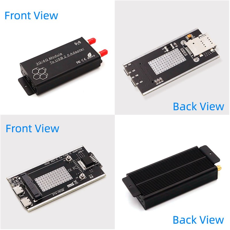 Mini PCIe to Type C Adapter Plug and Play Hot