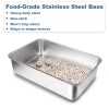 Generic Extra Large Cat Litter Box Stainless Steel Litter Box