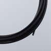 Nicerity Black Wall Mount Curtain Wire Rod Set