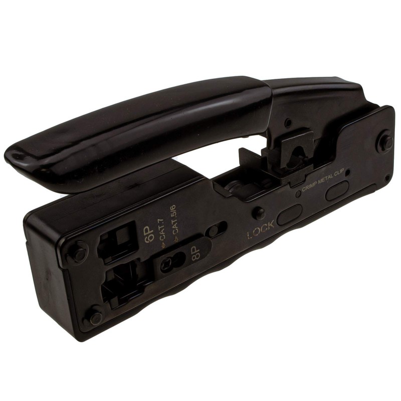 kenable Professional Network Crimping Tool Cat7/Cat6a/Cat6 RJ45 RJ11 RJ12 Ethernet