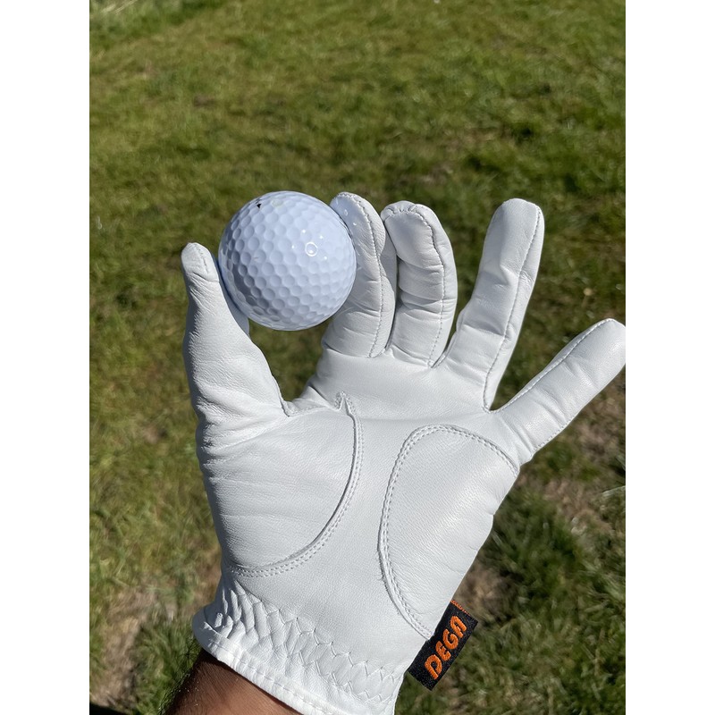 DEGA Golf Gloves 2 Pack 100% Cabretta Leather Golf Gloves