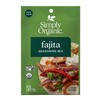 Simply Organic Fajita Seasoning Mix, 1 oz, Pack of 12