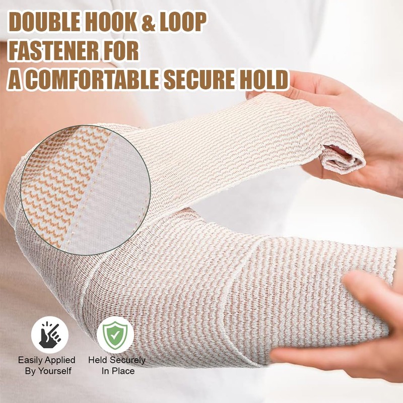 Premium Elastic Bandage Wrap 15cm x 4.5m Compression Bandages Wraps
