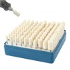 100Pcs Felt Polishing Wheels Wool Polishing Buffing Pads, Mandrel Mounted