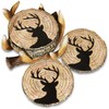 Deer Antlers Coaster Set of 6 – Handcrafted Deer Antler
