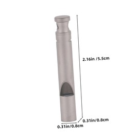 SUPVOX Whistle Hanging Sports and Emergency Survival Whistle in Titanium for Outdoor Adventure
