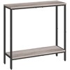 HOOBRO 29.5 Inches Narrow Console Table, Small Sofa Table, Entryway