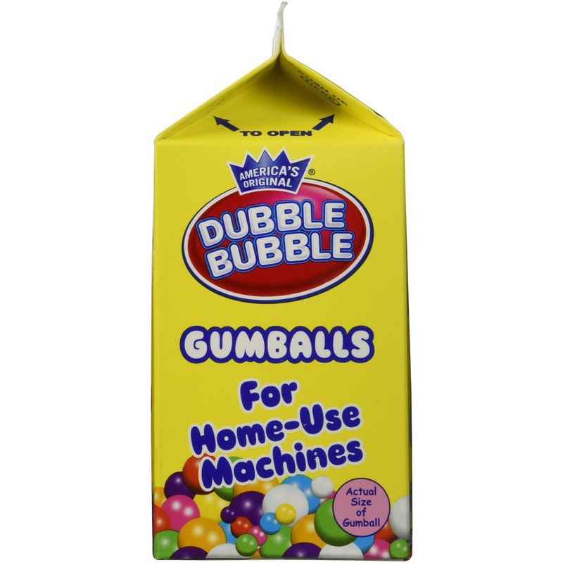 Dubble Bubble Gumballs Machine Size Refills 12 oz. Carton