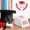 100Pcs Class of 2024 Graduation Napkins, Disposable Congrats Grad Paper