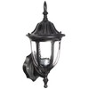 Acclaim 5060BK Suffolk Collection 1-Light Wall Mount Outdoor Fixture, Matte Black