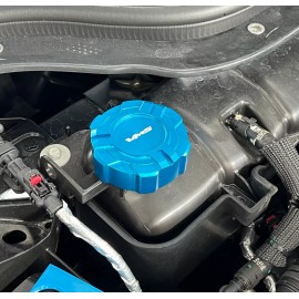 VMS BILLET COOLANT RADIATOR RESERVOIR CAP COVER FOR 20-25 CHEVY CORVETTE C8 BLUE